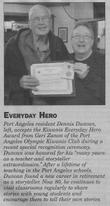 Dennis Duncan, Kiwanis Everyday Hero